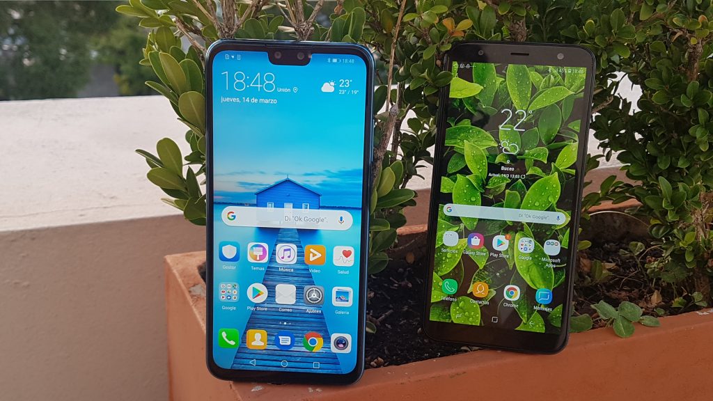 Análisis comparativo Huawei Y9 2019 vs Samsung J6 Plus