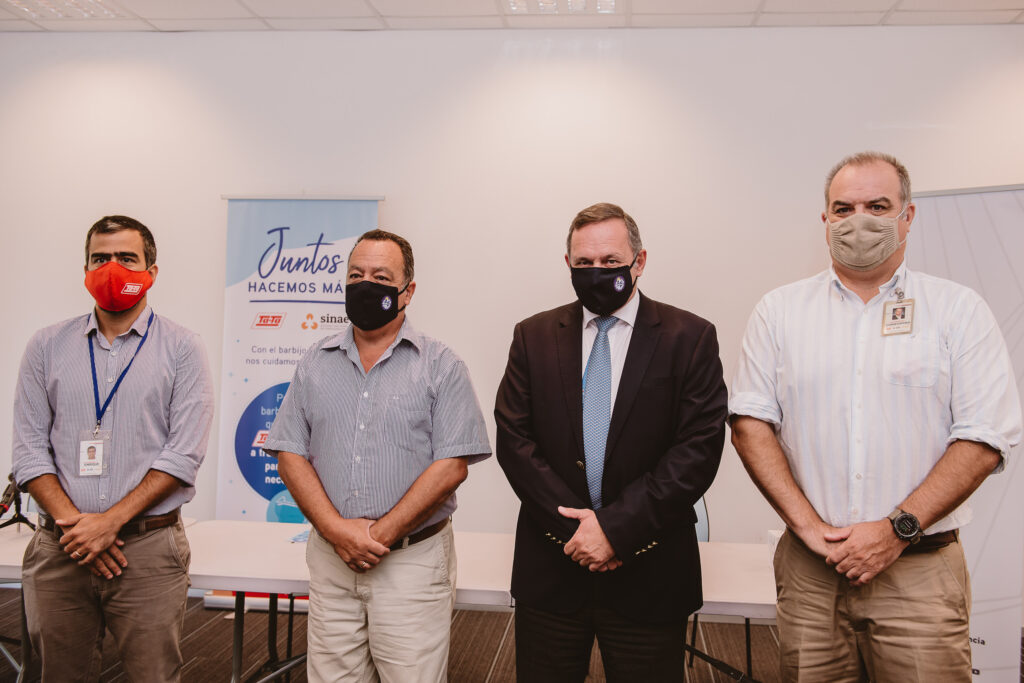 Ta-Ta S.A. donó al SINAE 200.000 mascarillas