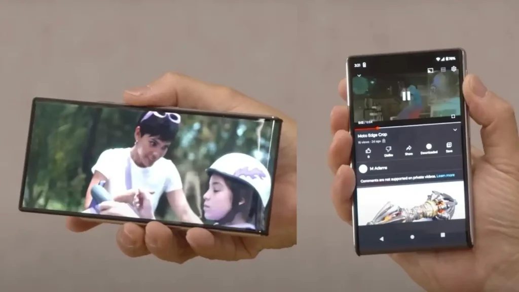 Motorola presentó el concepto de smartphone rollable durante Lenovo Tech World 22 