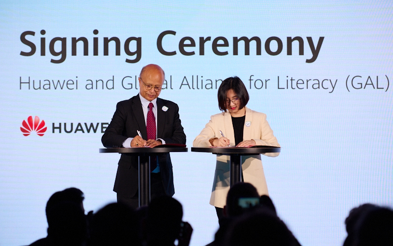 Huawei es la primera empresa privada en convertirse en miembro asociado de la Alianza Global para la Alfabetización de la UNESCO