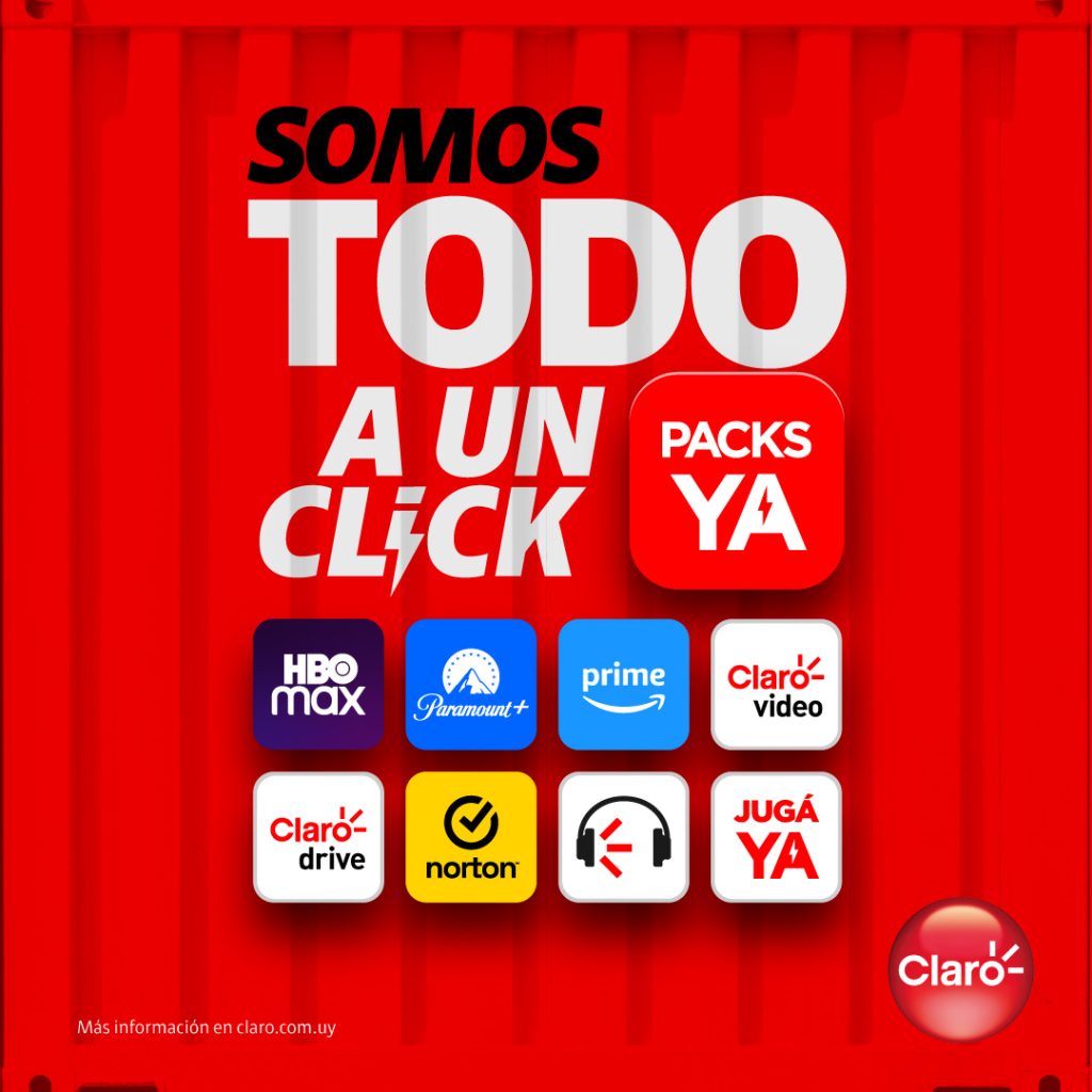 Claro lanzó campaña “Somos todo a un click” para promover el acceso simple y ágil a sus contenidos