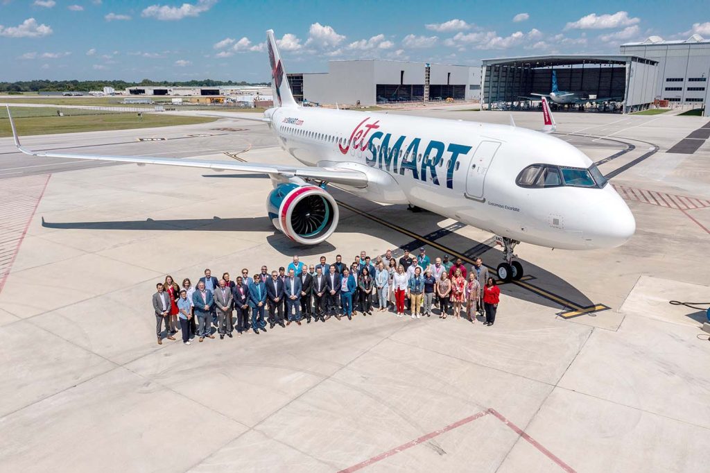 JetSMART recibe su avión número 26 desde la fábrica de Airbus en Alabama