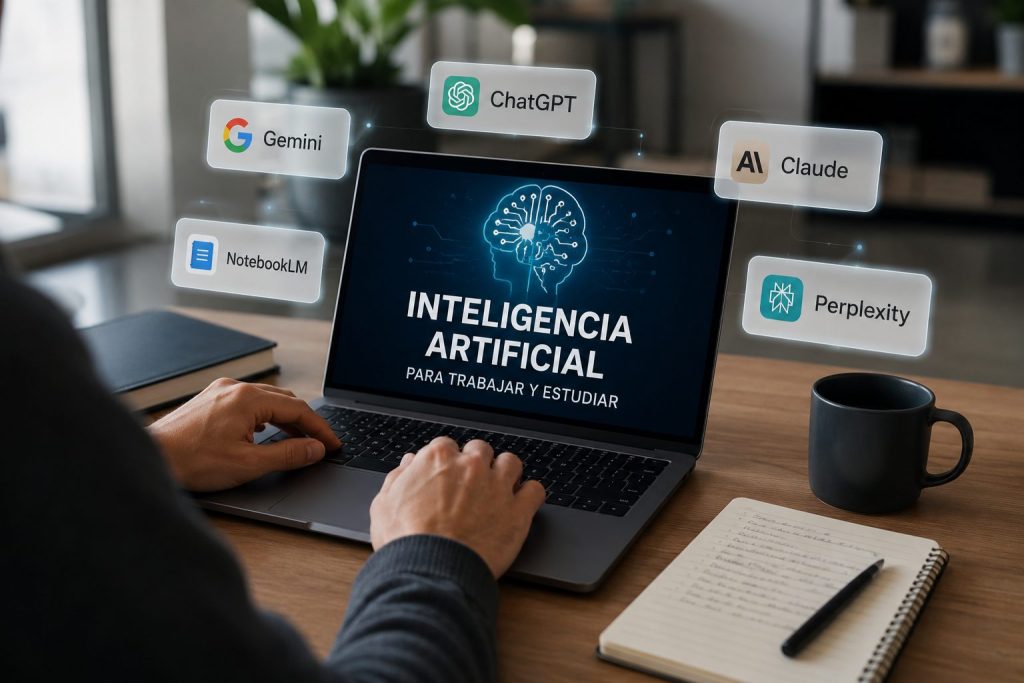 Qué inteligencia artificial usar en 2026: guía para trabajar, estudiar y crear contenido